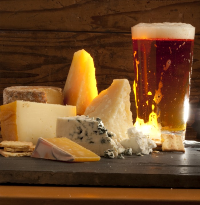 beer and cheese