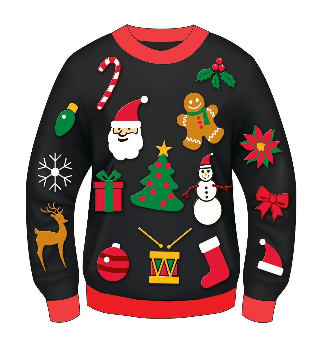 Prize for the ugliest sweater. 